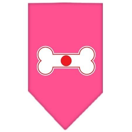 UNCONDITIONAL LOVE Bone Flag Japan  Screen Print Bandana Bright Pink Large UN757787